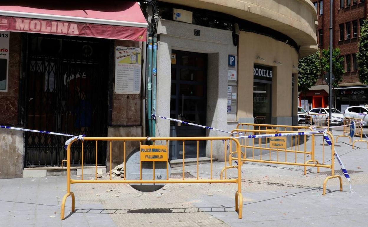 Obras en la zona de Doctrinos. 