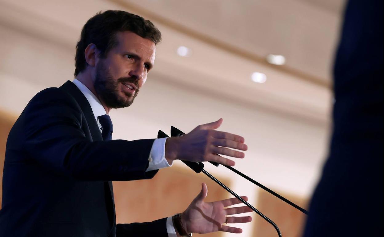 Pablo Casado, presidente del PP.