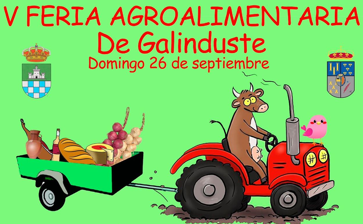 Cartel V Feria Agroalimentaria de Galinduste.