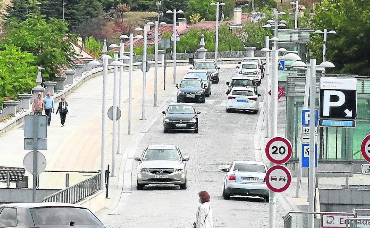 Vista parcial de la avenida Padre Claret. 