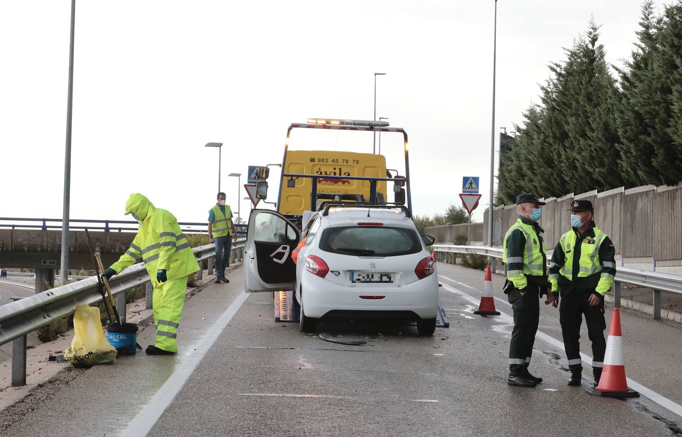 Accidente mortal en la VA-30 de Valladolid.