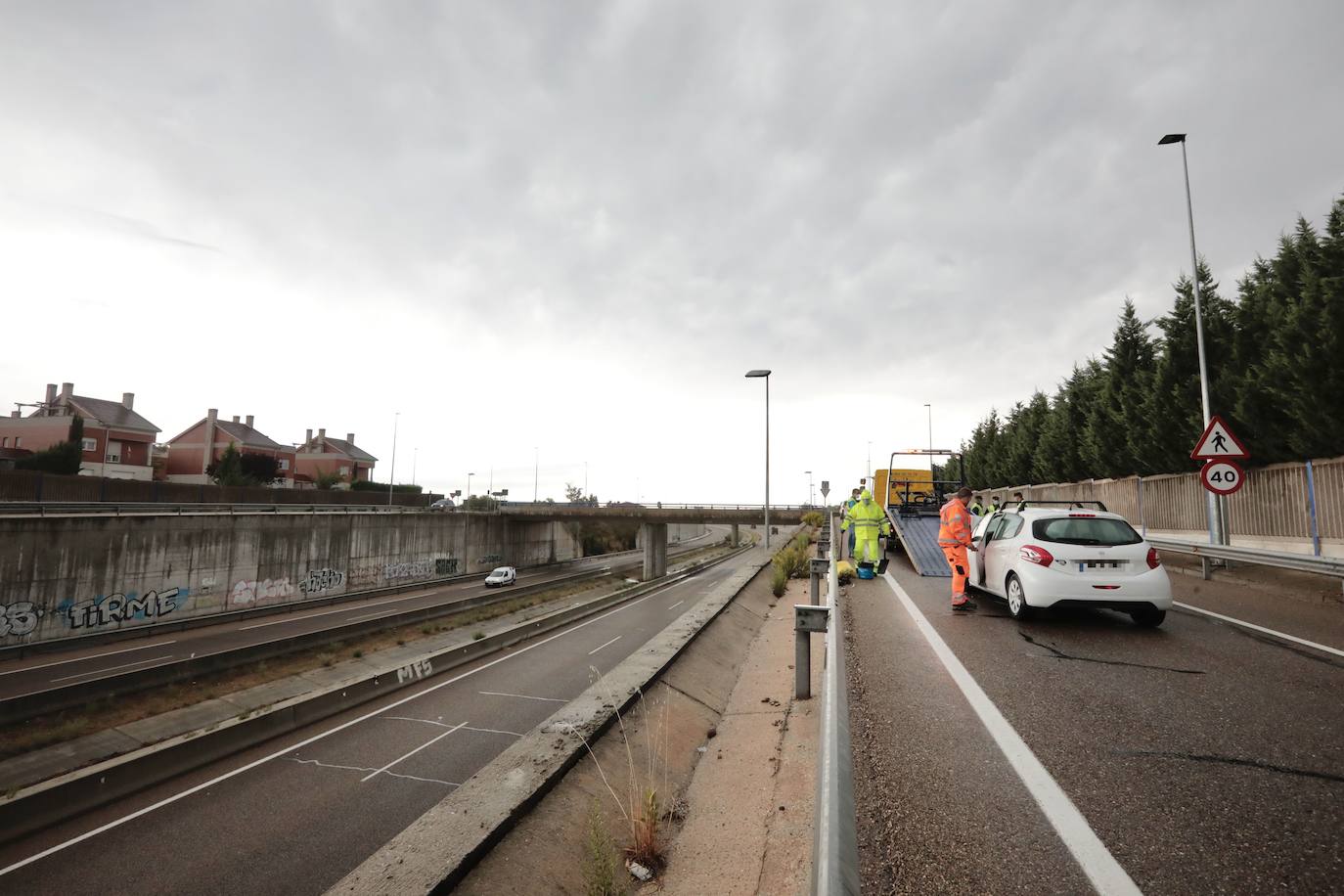 Accidente mortal en la VA-30 de Valladolid.