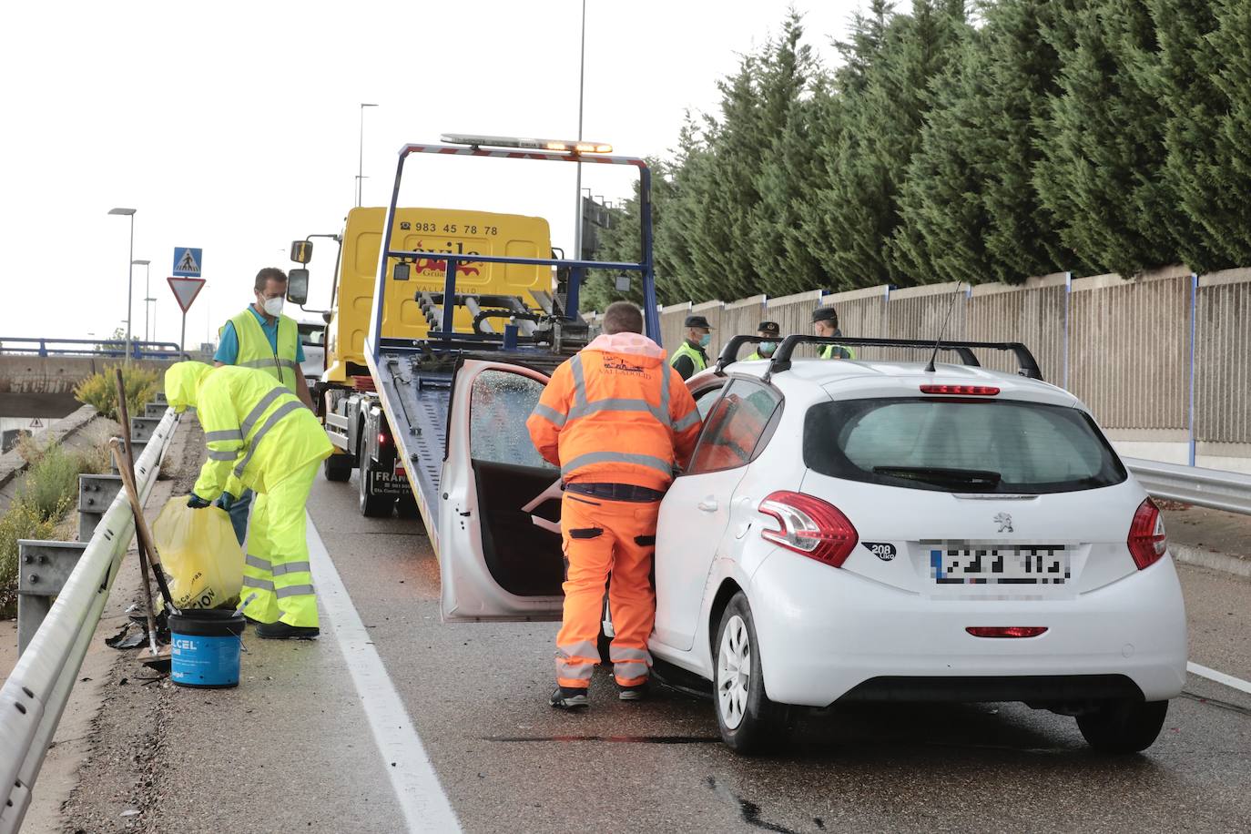 Accidente mortal en la VA-30 de Valladolid.