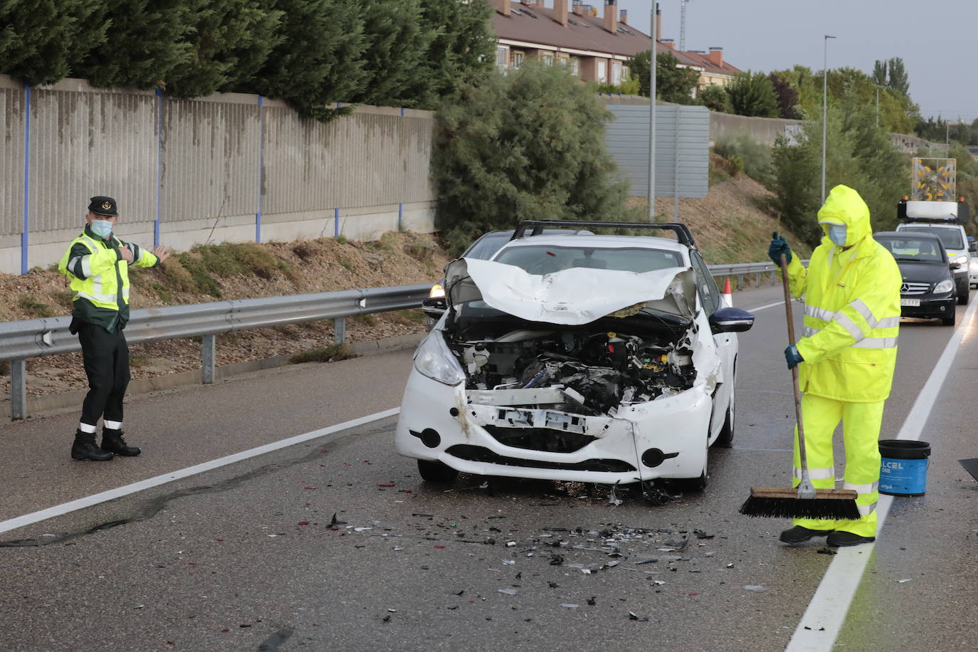 Accidente mortal en la VA-30 de Valladolid.