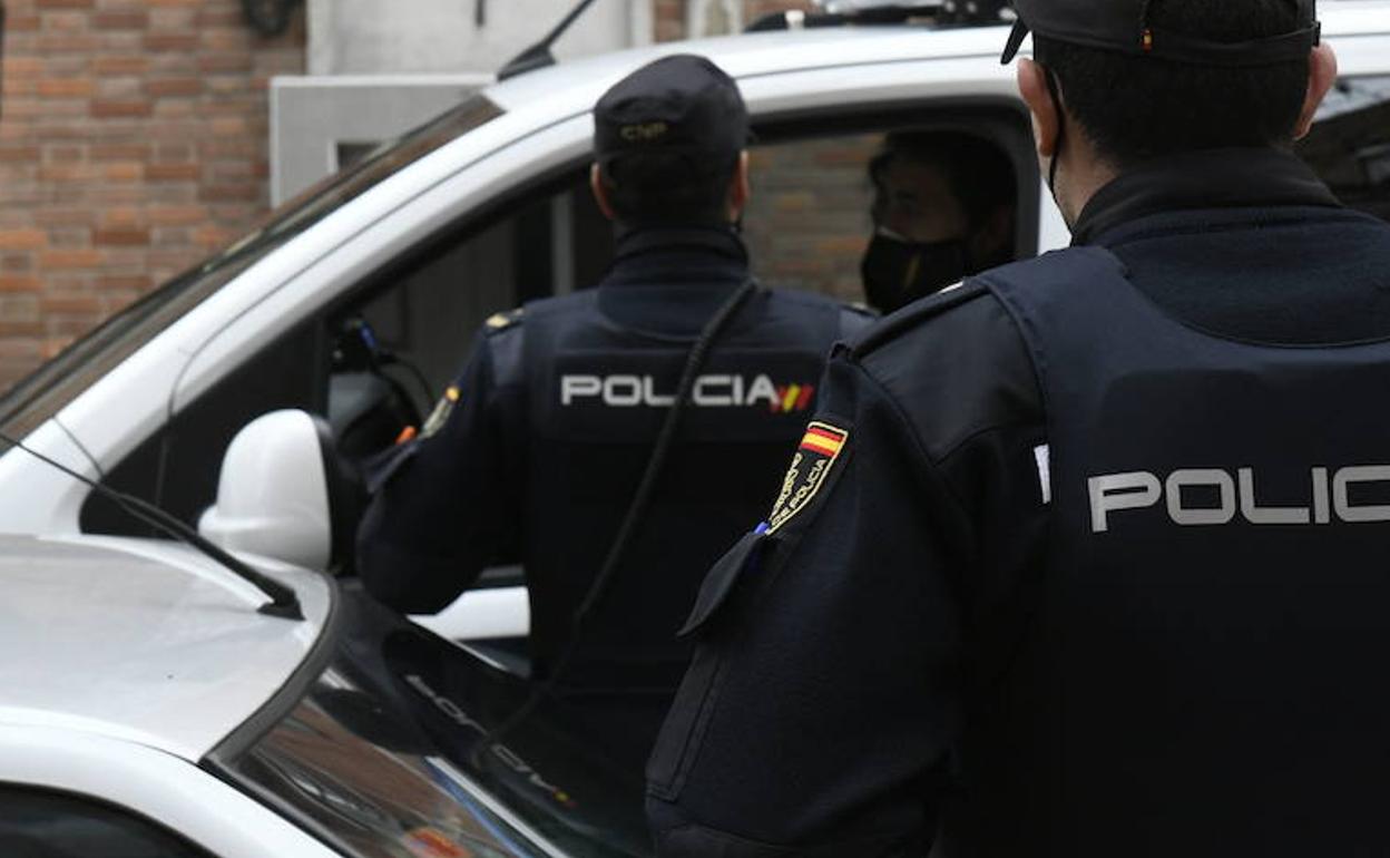 Agentes de la Policía Nacional de Valladolid.