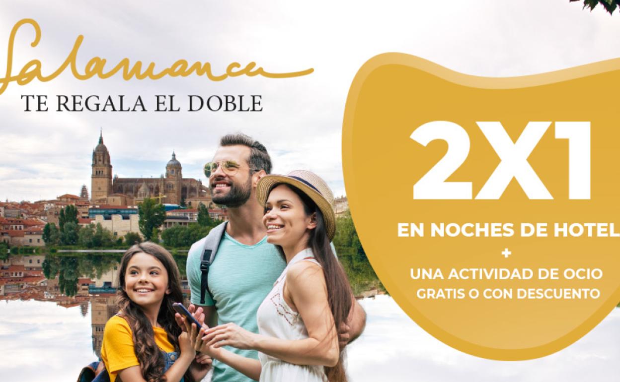 Campaña turística de bonos hoteleros 'Salamanca 2x1'. 