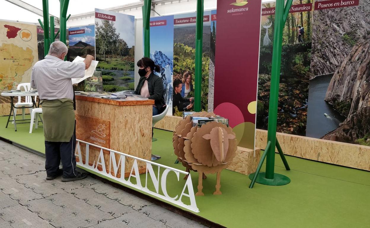 Estand de la Diputación de Salamanca en Naturcyl. 