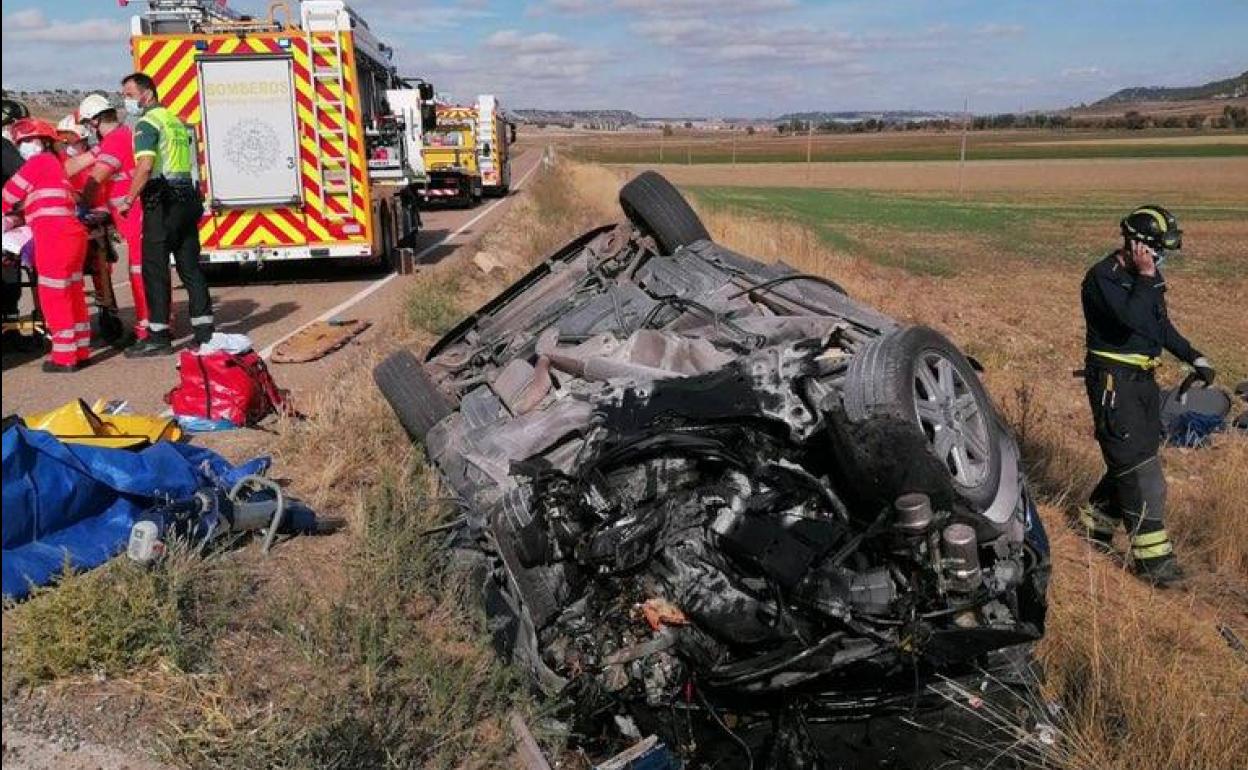 Estado en el que quedó el vehículo accidentado. 