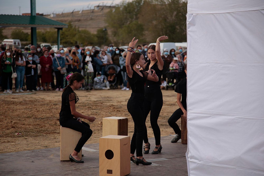 Flamenco entre caballos para ambientar la V Feria Agroalimentaria de Galinduste