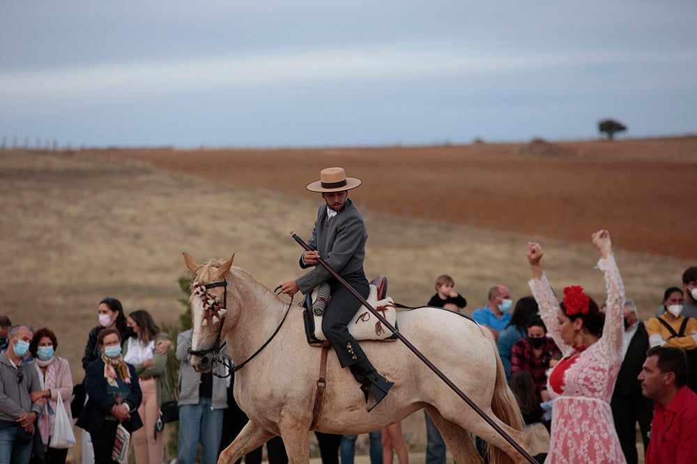 Flamenco entre caballos para ambientar la V Feria Agroalimentaria de Galinduste