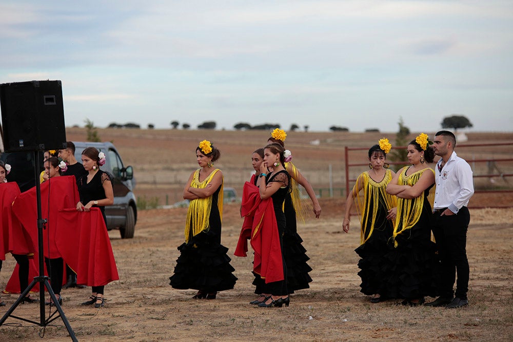 Flamenco entre caballos para ambientar la V Feria Agroalimentaria de Galinduste