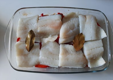 Imagen secundaria 1 - Bacalao al horno