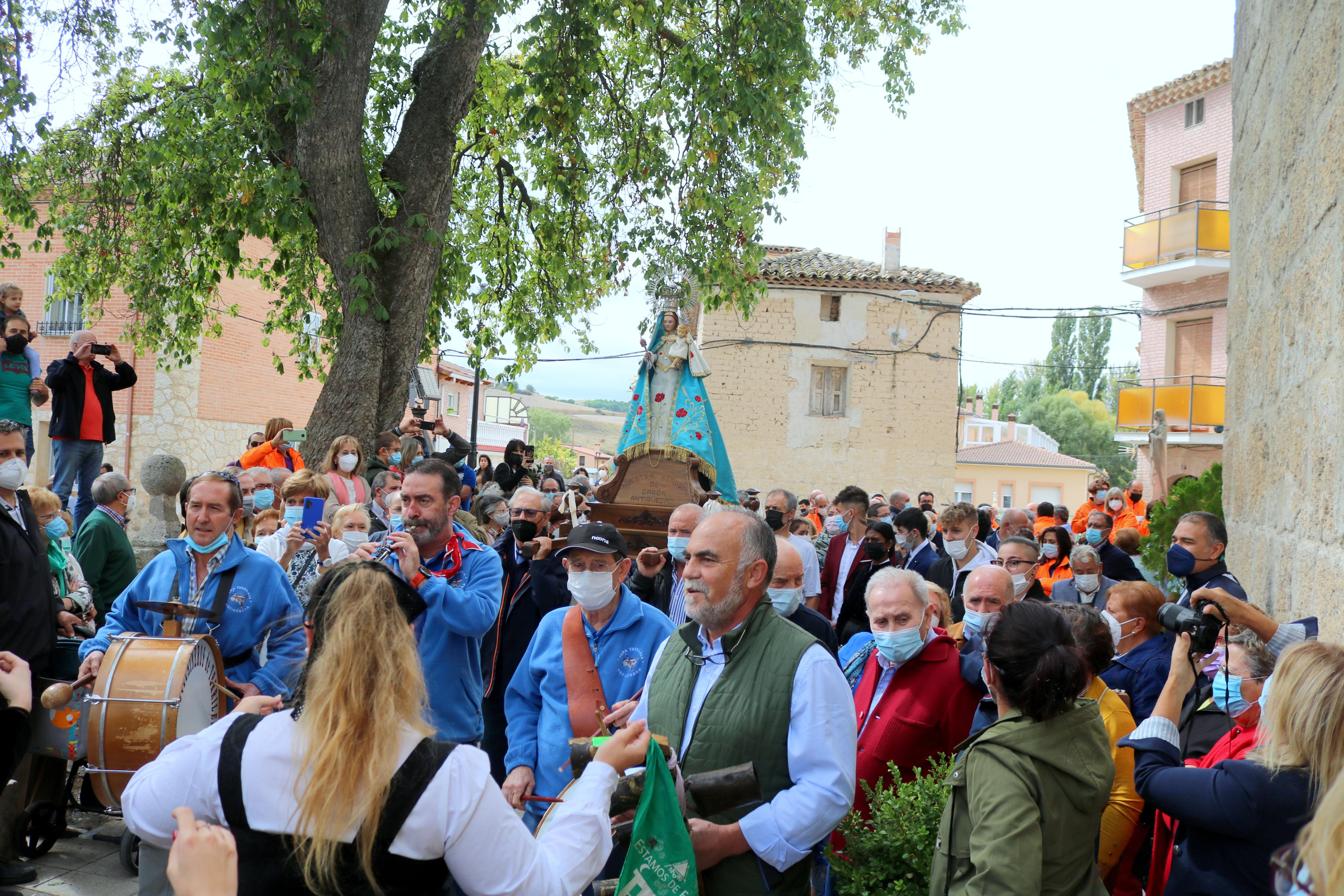 Antigüedad celebra la Función en honor a la Virgen de Garón