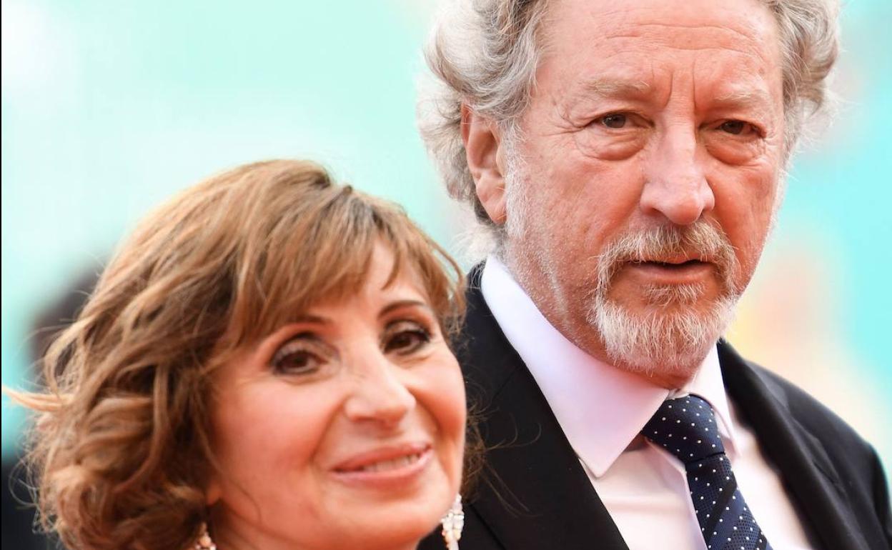 Robert Guédiguian, junto a su esposa Mariane Ascaride. 