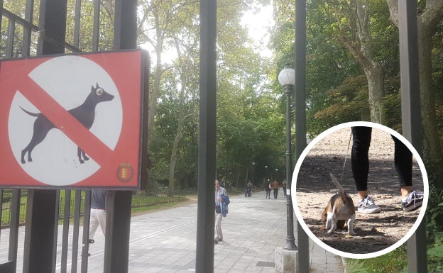 El Campo Grande no es parque para perros en Valladolid