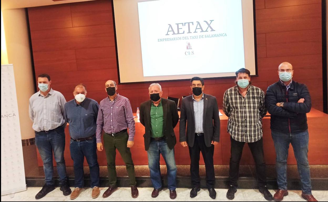 Presentación de la Asociación de Empresarios del Taxi de Salamanca. 