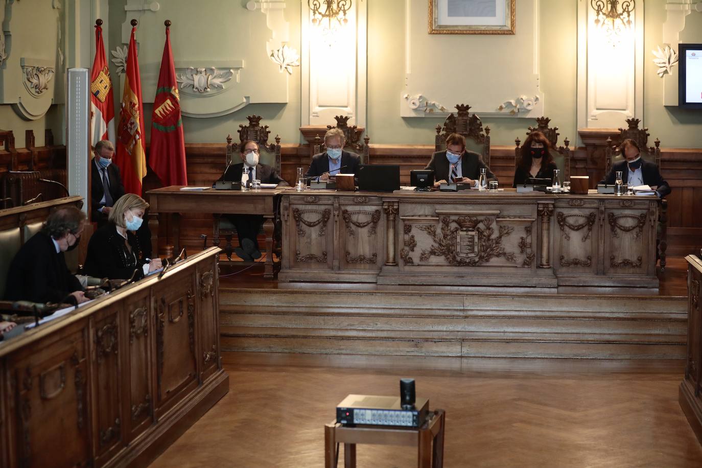 Pleno del Ayuntamietno de Valladolid del 5 de octubre de 2021.