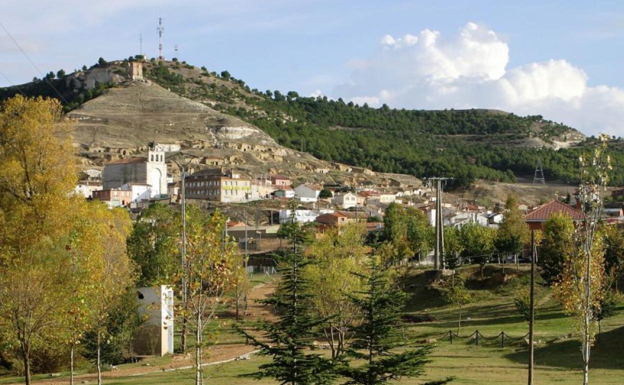 Vista de Tariego de Cerrato, en Palencia. 