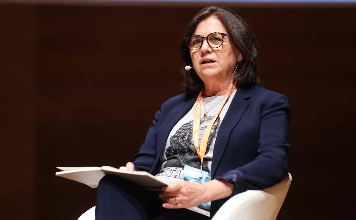 Lucía Méndez, en el I Congreso Internacional de Periodismo Miguel Delibes.