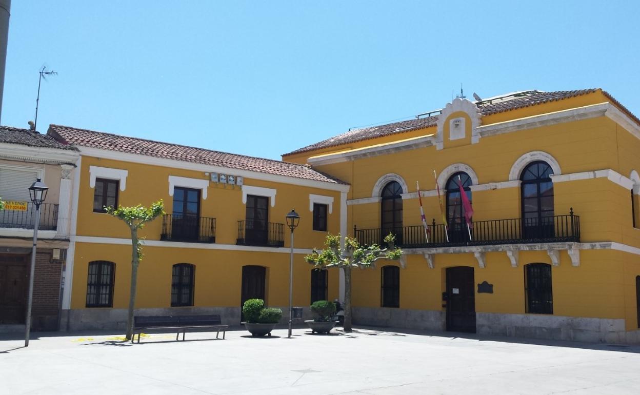 Imagen de la Plaza Mayor de Tudela de Duero 