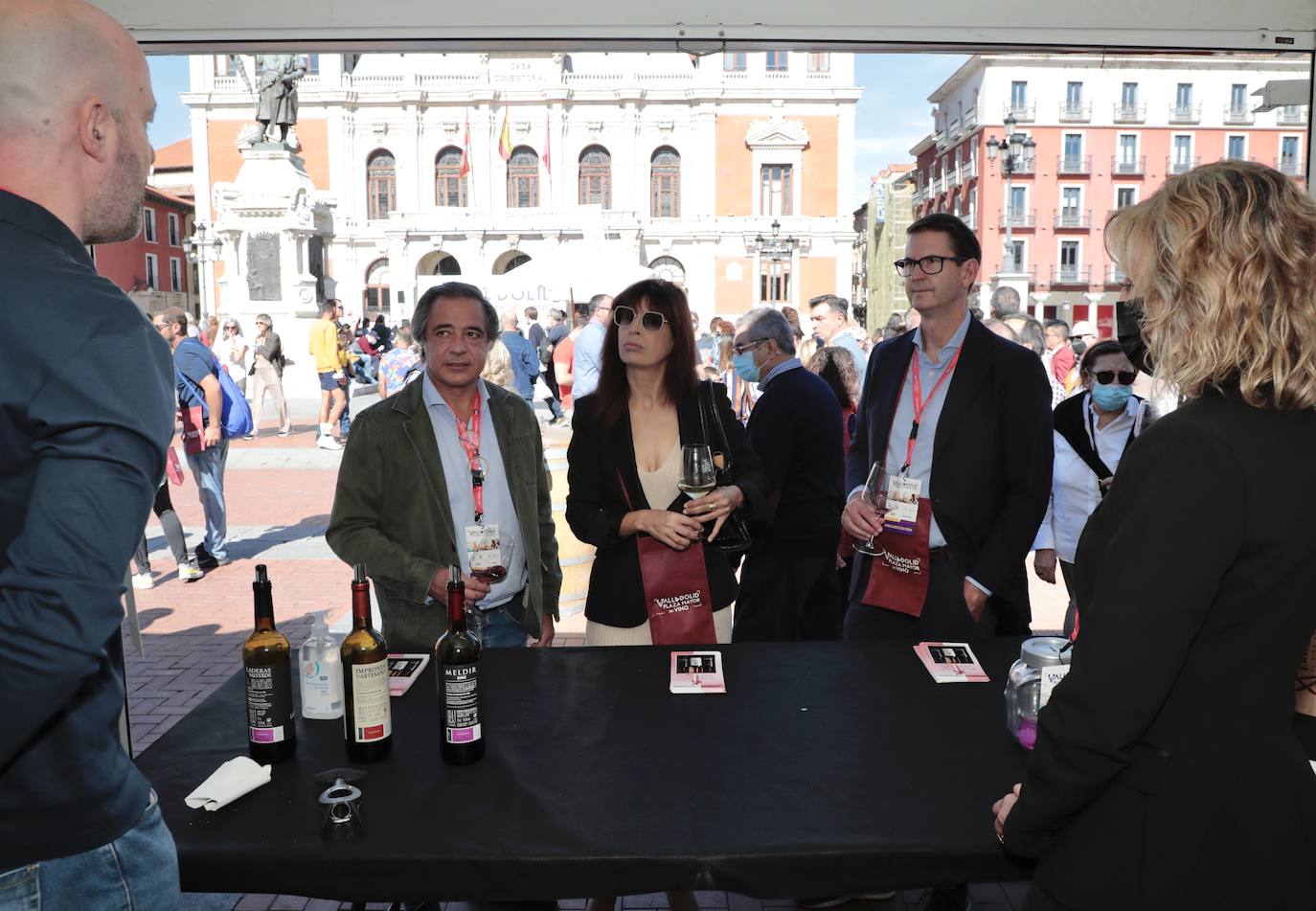 Tercera edición de la Plaza Mayor del Vino en Valladolid. 