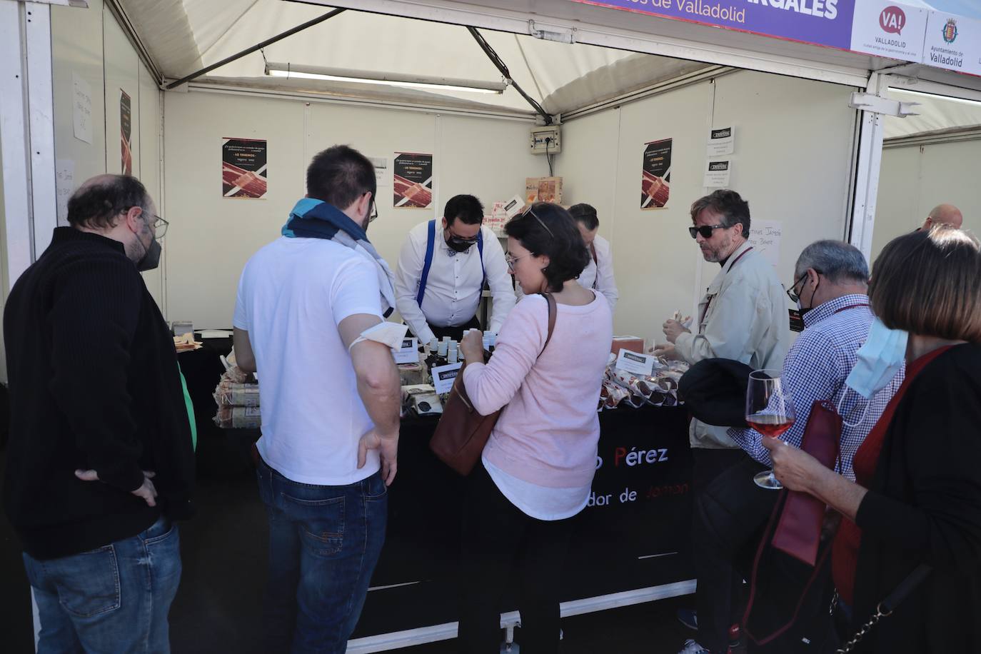 Tercera edición de la Plaza Mayor del Vino en Valladolid. 