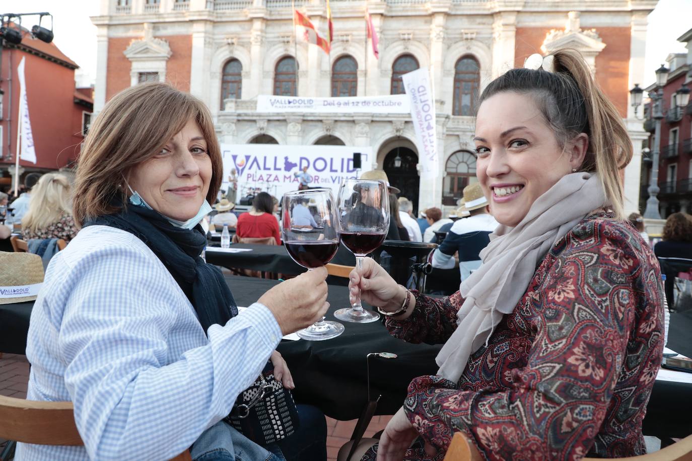 Tercera edición de la Plaza Mayor del Vino en Valladolid. 