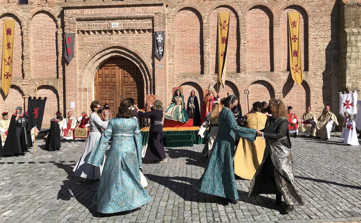 Recreación medieval en Fresno. 