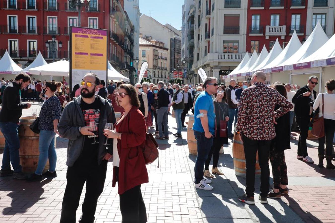 Tercera edición de la Plaza Mayor del Vino en Valladolid. 