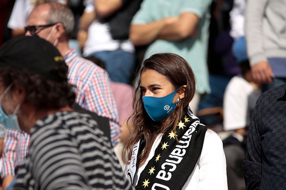 La afición de Unionistas sigue sumando alegrías en el Reina Sofía