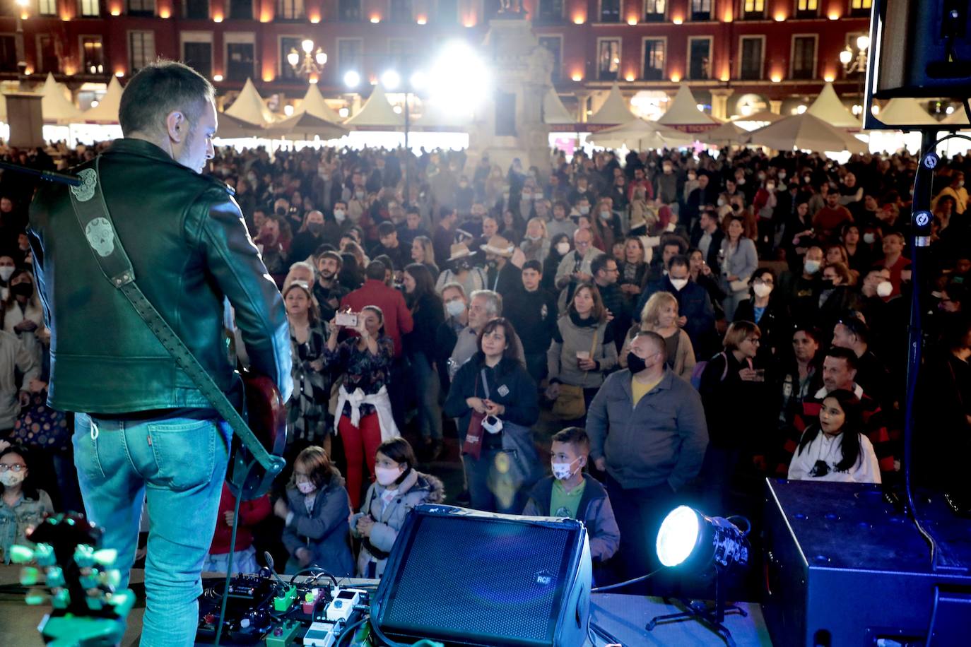 Concierto de los Cañoneros en el evento 'Valladolid. Plaza mayor del Vino'.