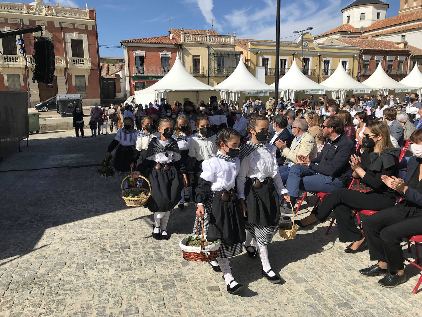 Fiesta de la vendimia, en Rueda. 