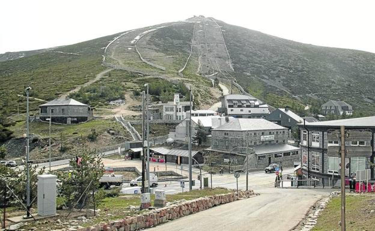 Panorámica de la estación de esquí. 