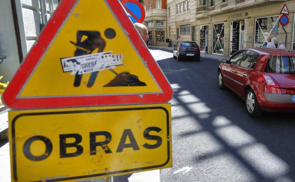 Obras, en una imagen de archivo. 