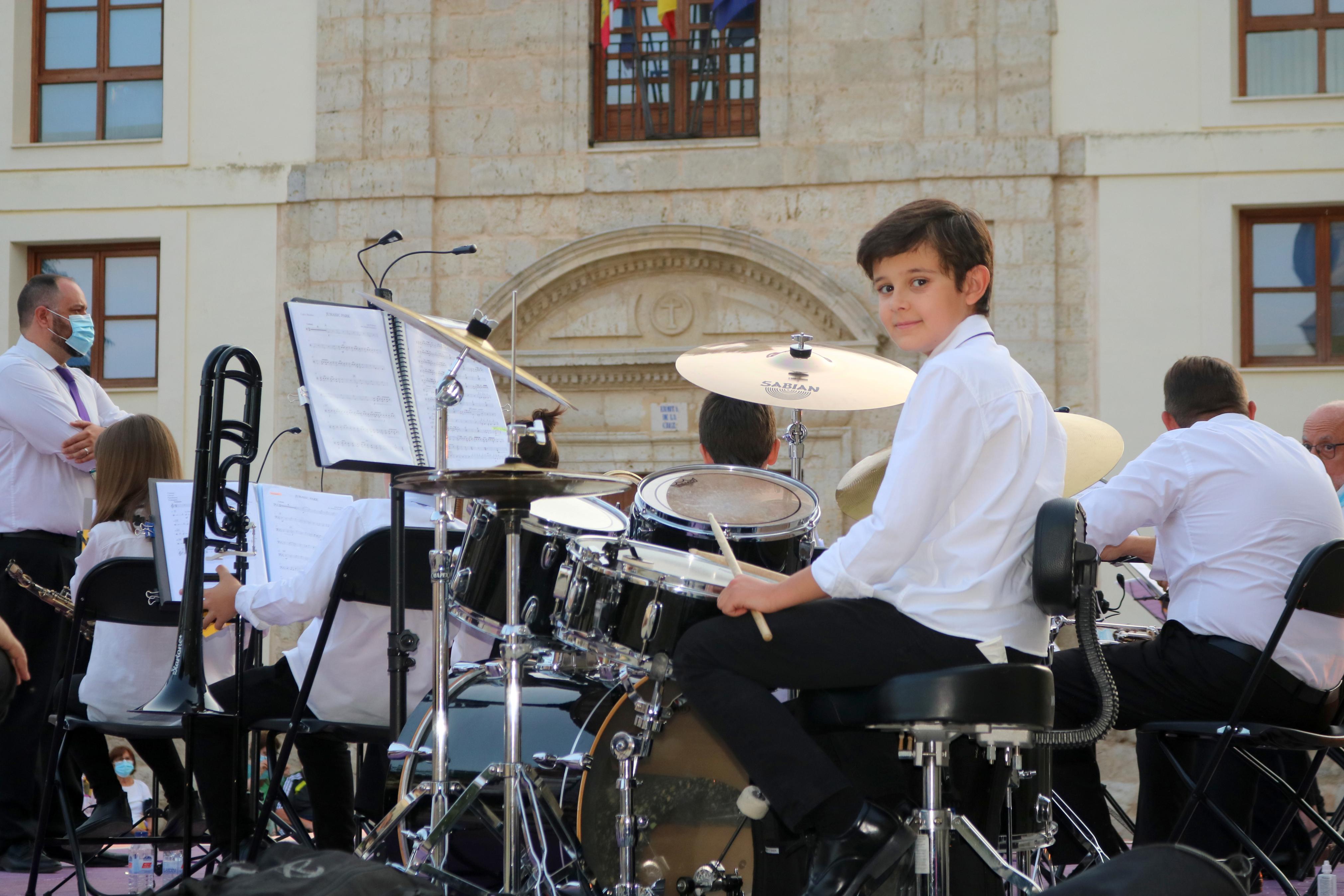 Los ampudianos disfrutaron de la música de la Banda del Cerrato