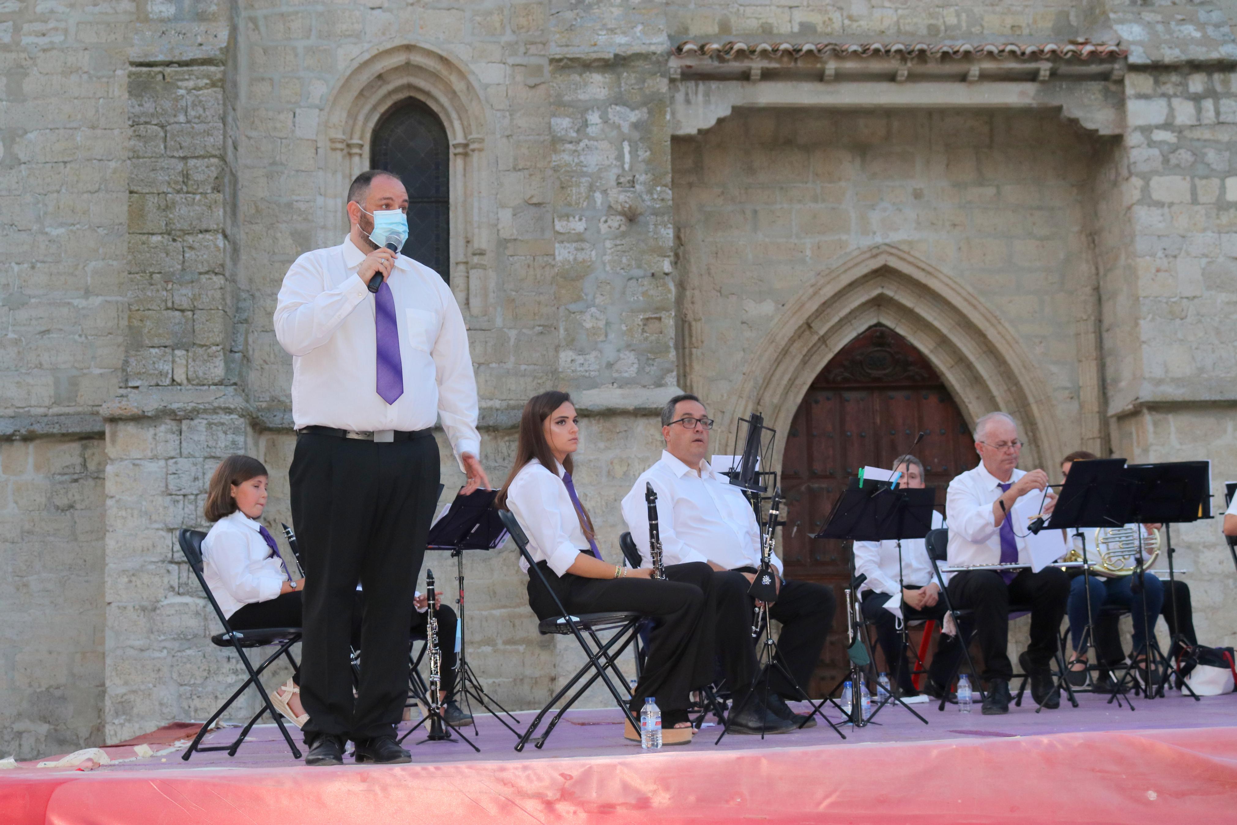 Los ampudianos disfrutaron de la música de la Banda del Cerrato