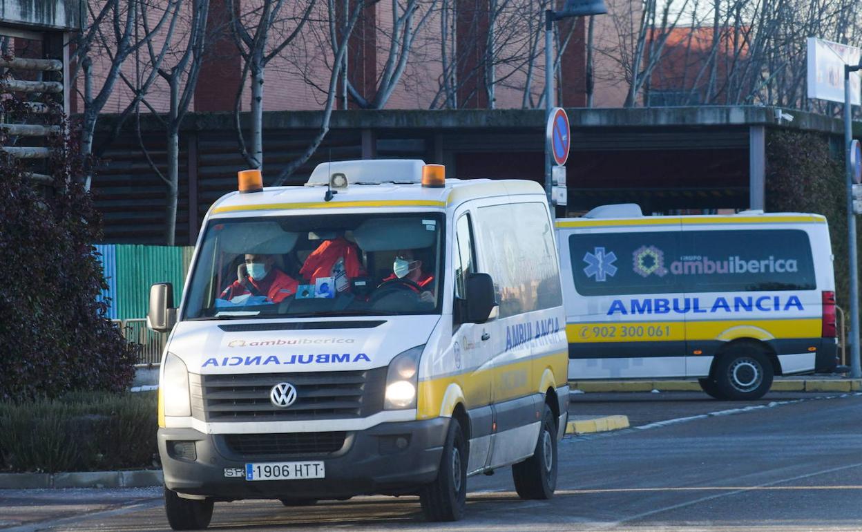 Ambulancias en Valladolid. 