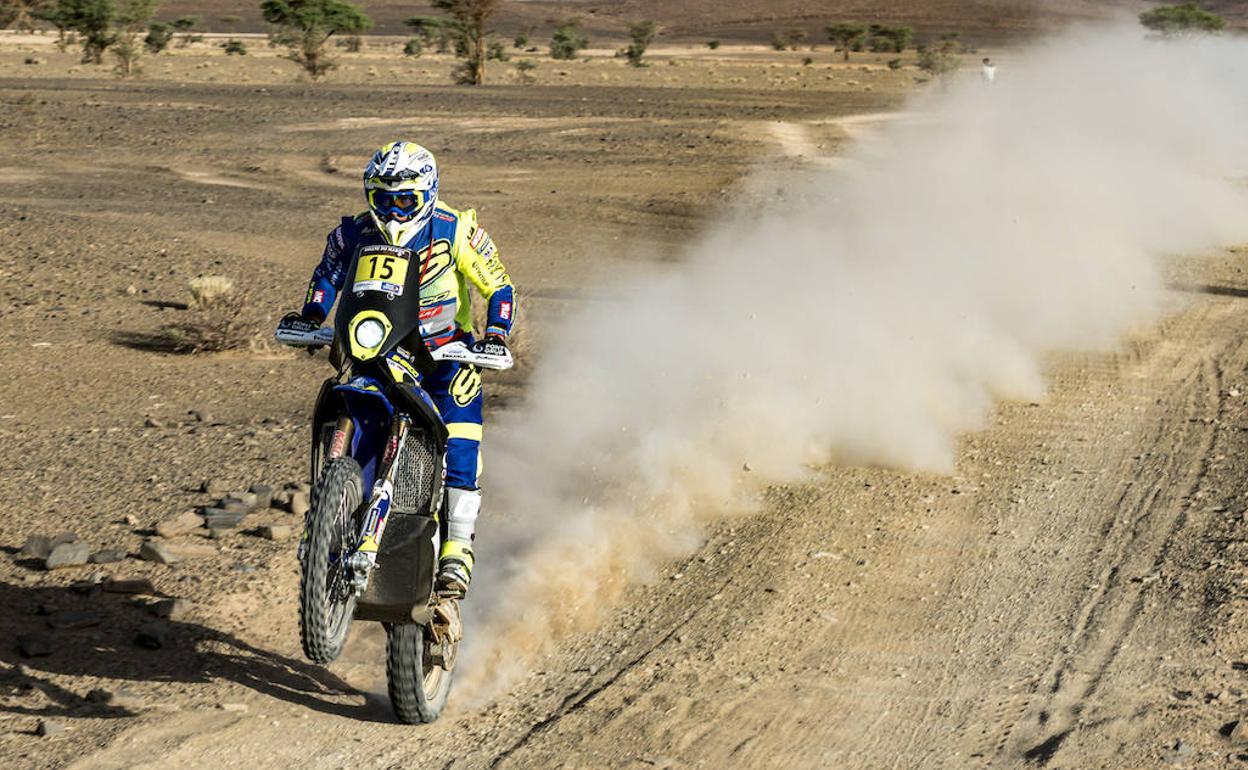 Santolino firma su primer gran día en el Rally de Marruecos