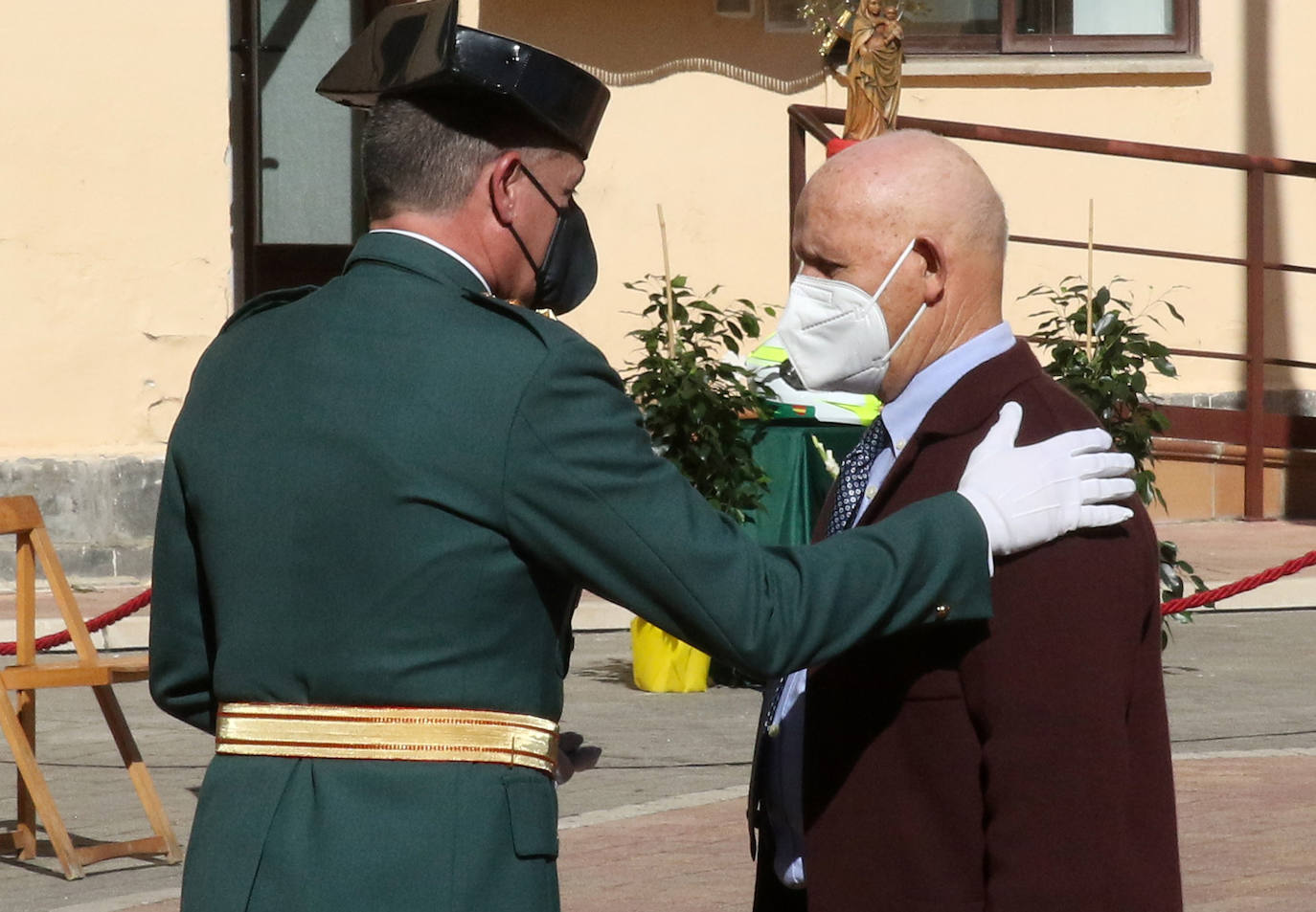 Celebración de la fiesta de la Guardia Civil en Segovia 