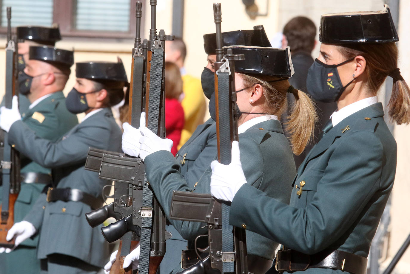 Celebración de la fiesta de la Guardia Civil en Segovia 