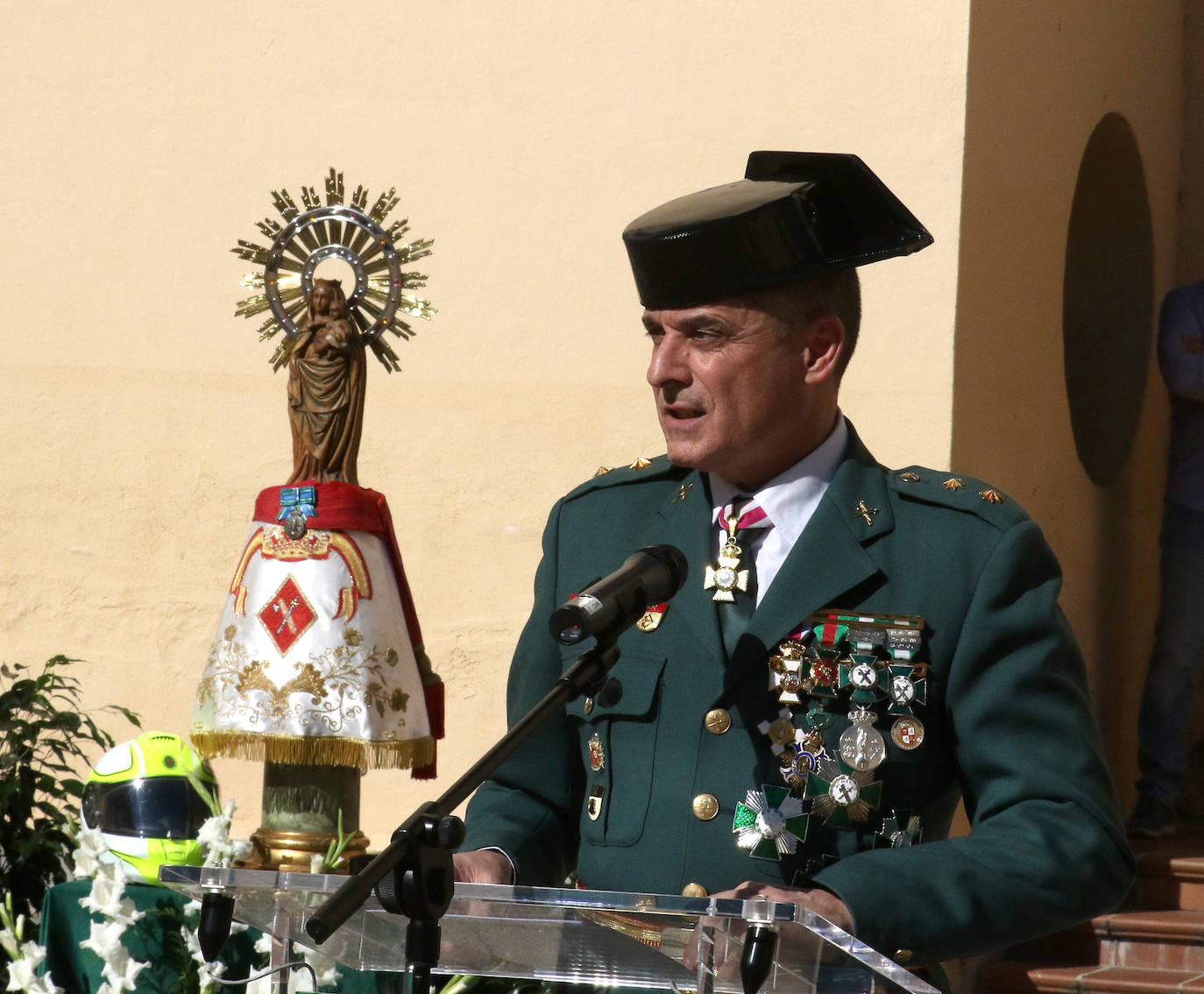 Celebración de la fiesta de la Guardia Civil en Segovia 