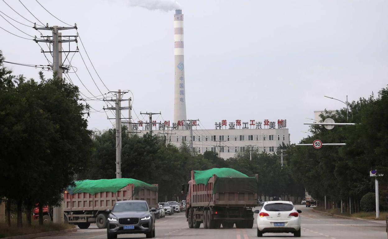 Una planta de ciclo combinado en la ciudad china de Shenyang.