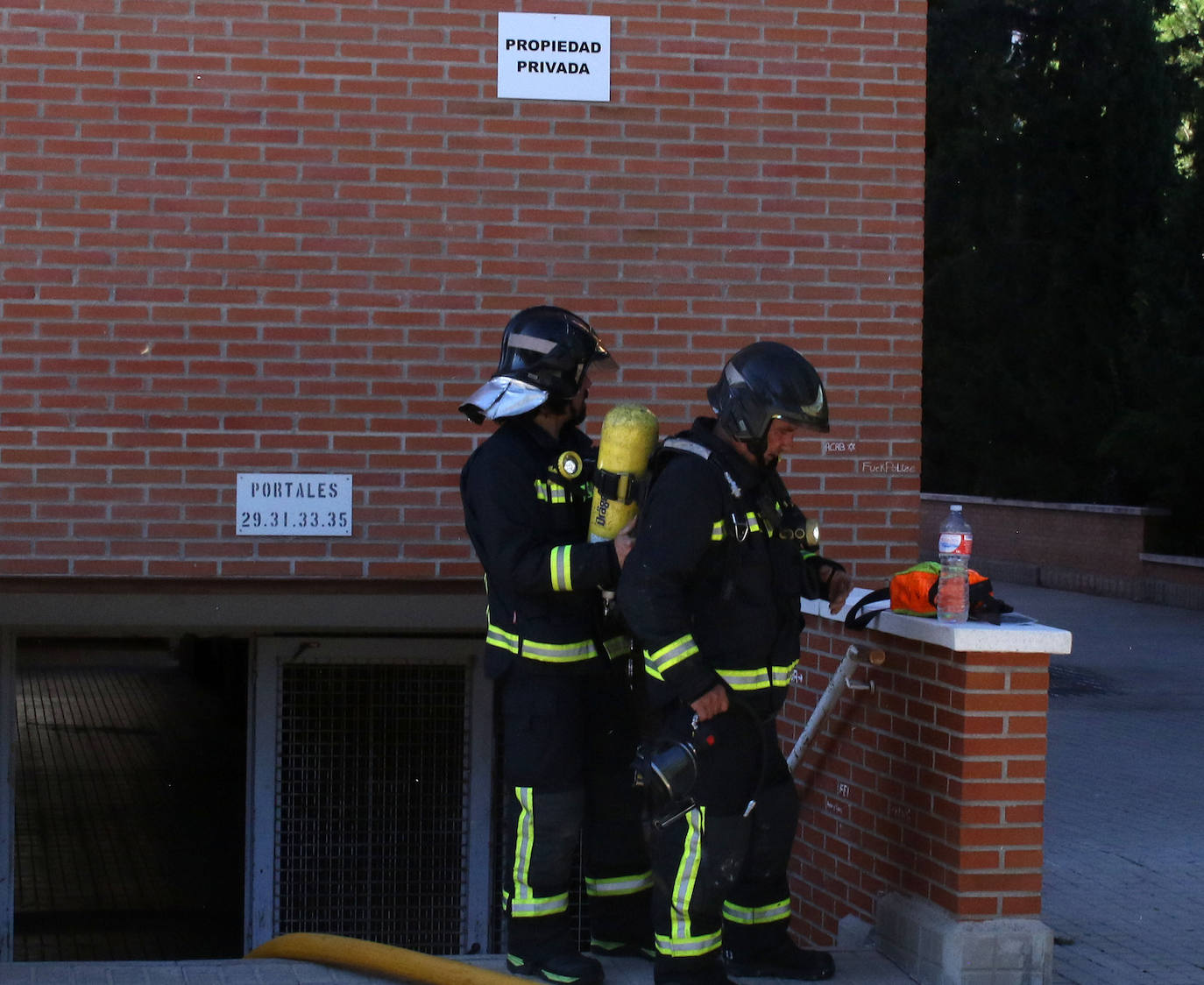 Incendio en una vivienda del barrio de la Albuera 
