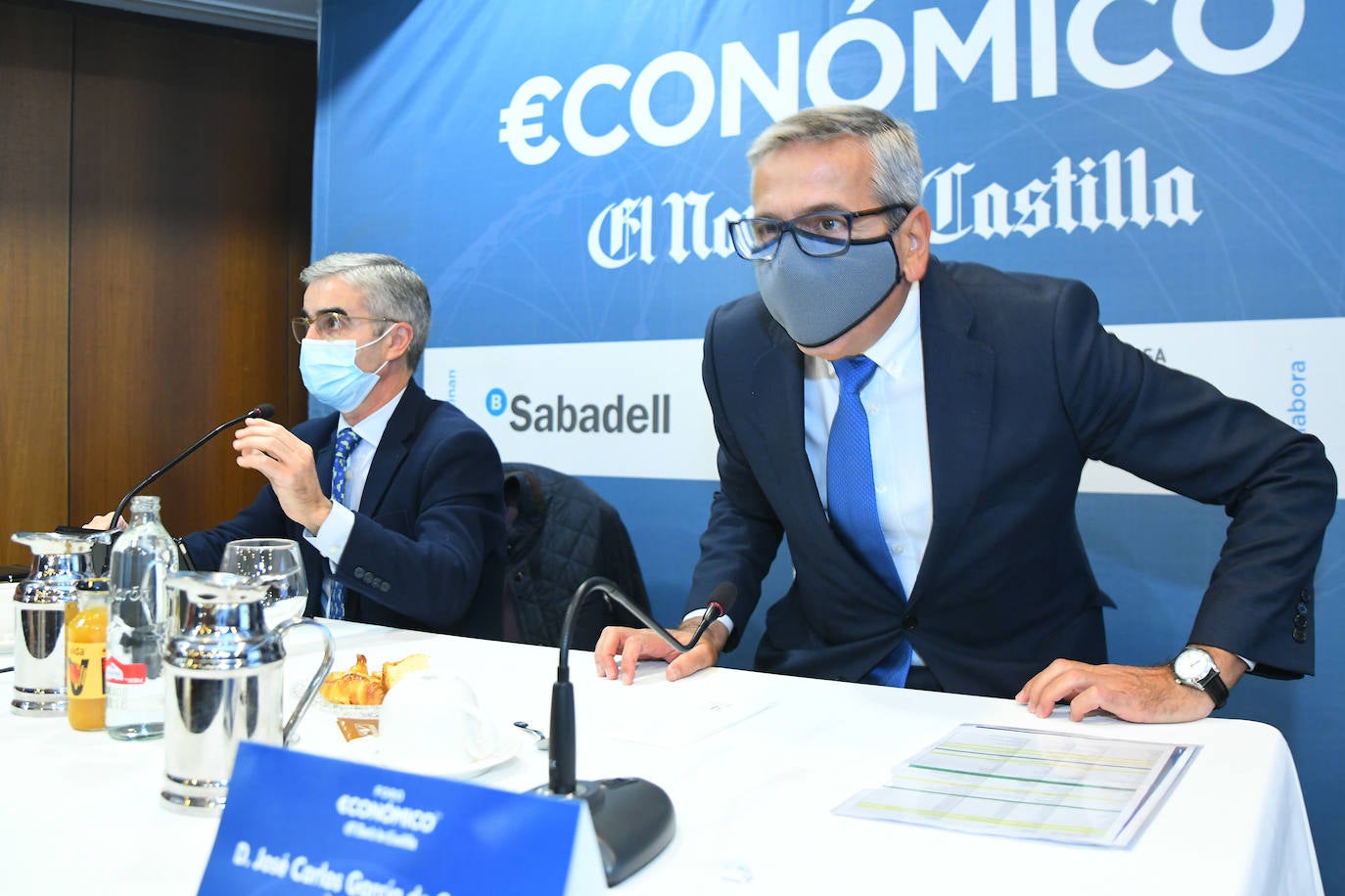 José Ignacio Foces y José Carlos García de Quevedo, en el foro.