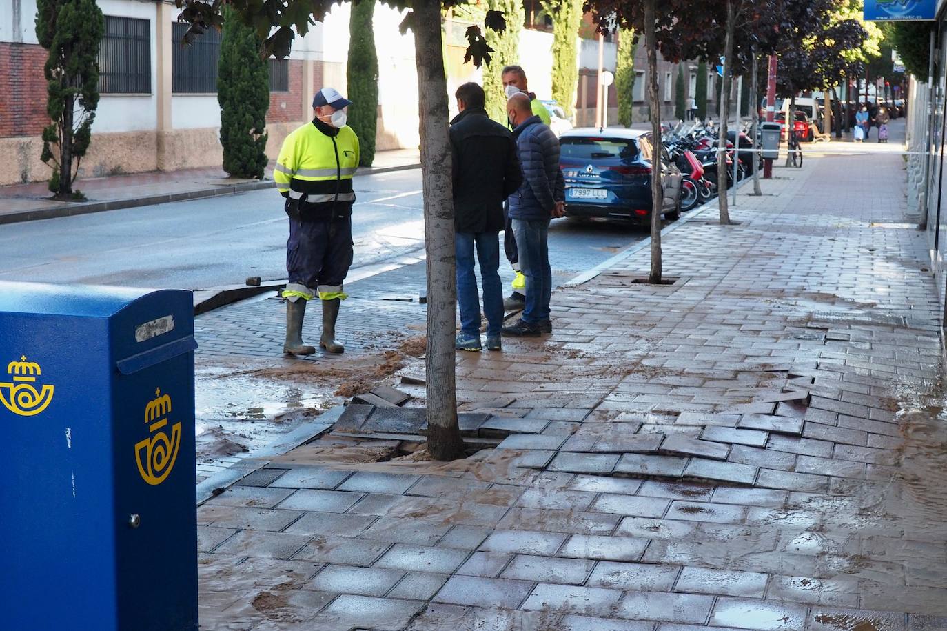 Fotos: Reventón en la Carretera de Rueda de Valladolid