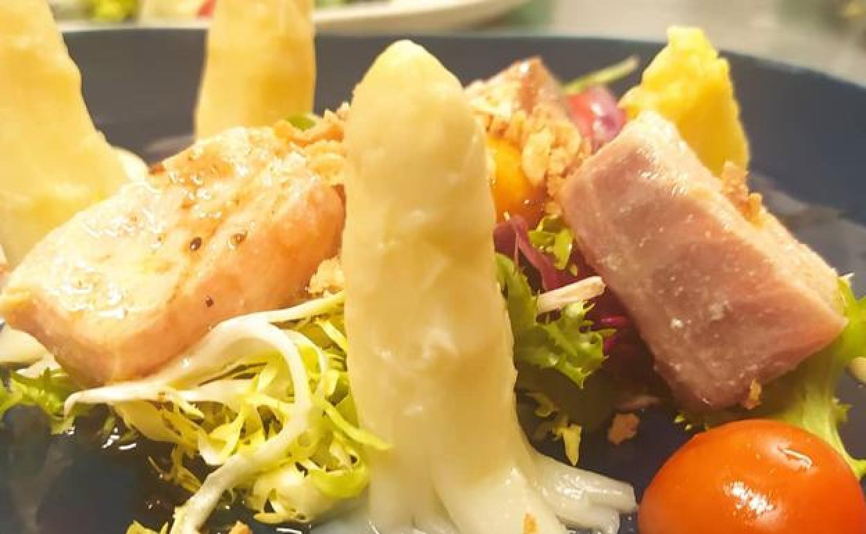Cocina con toques innovdores. 