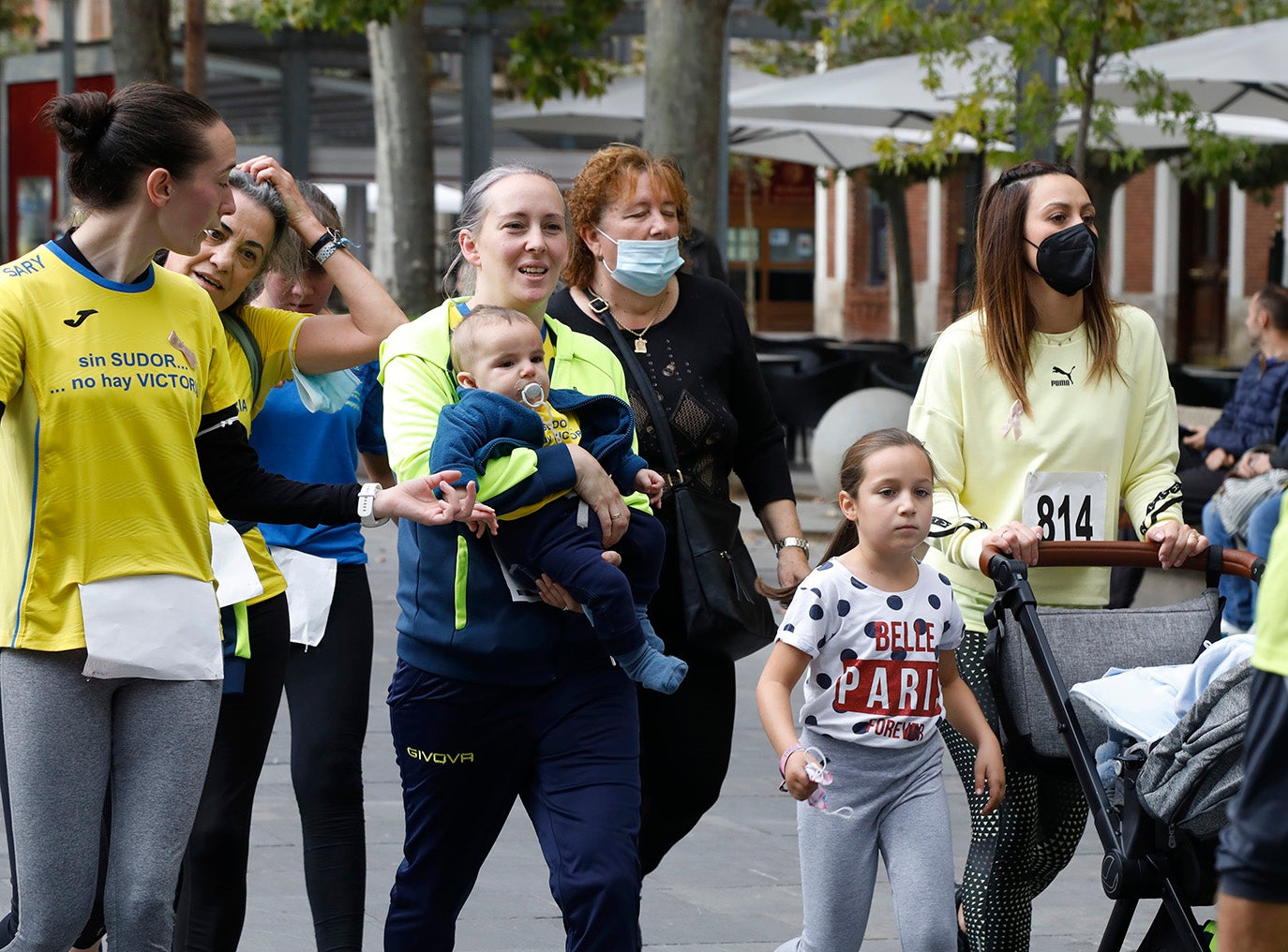 IX Marcha contra el cáncer en Palencia.