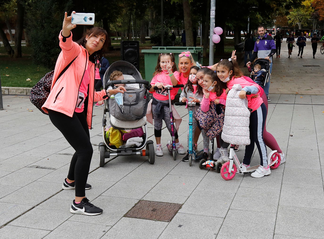 IX Marcha contra el cáncer en Palencia.