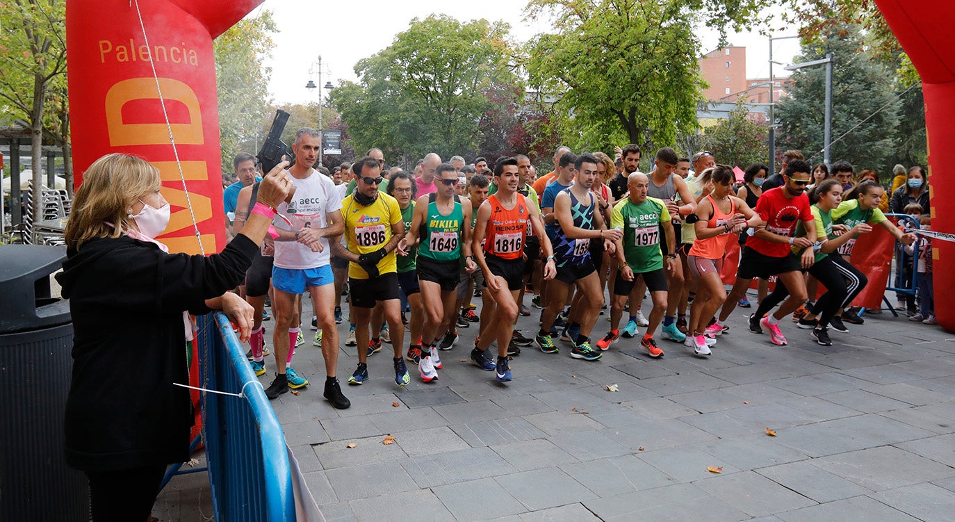 IX Marcha contra el cáncer en Palencia.