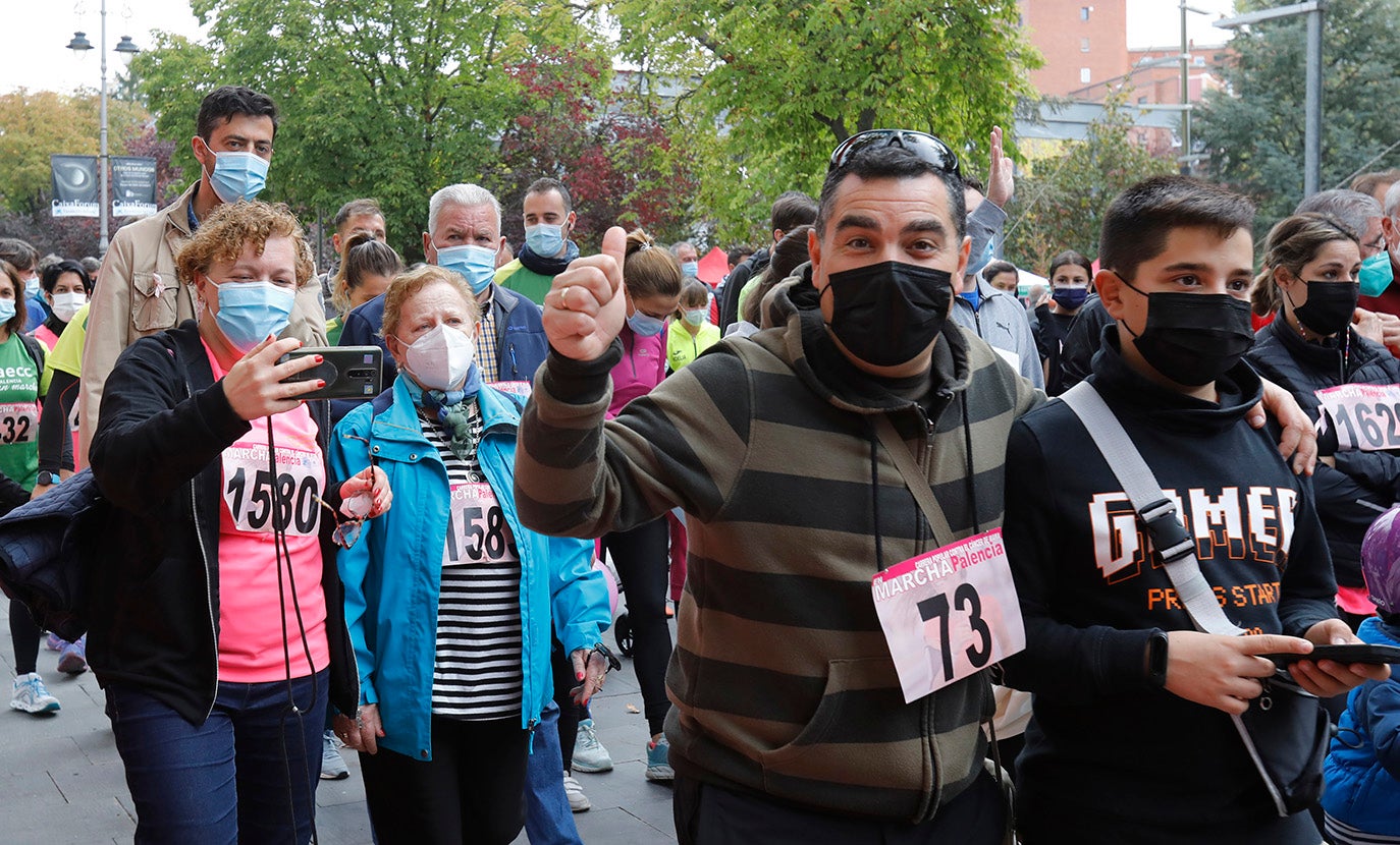 IX Marcha contra el cáncer en Palencia.